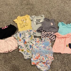 Baby Girl Size 6 Month Summer Bundle